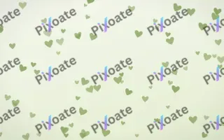 Matcha Latte Hearts III — light green and white cute background, variation III