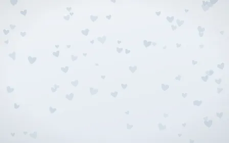 Mist Blue Hearts — light blue and white cute background