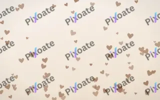 Mocha Milk Hearts II — light orange and white cute background, variation II