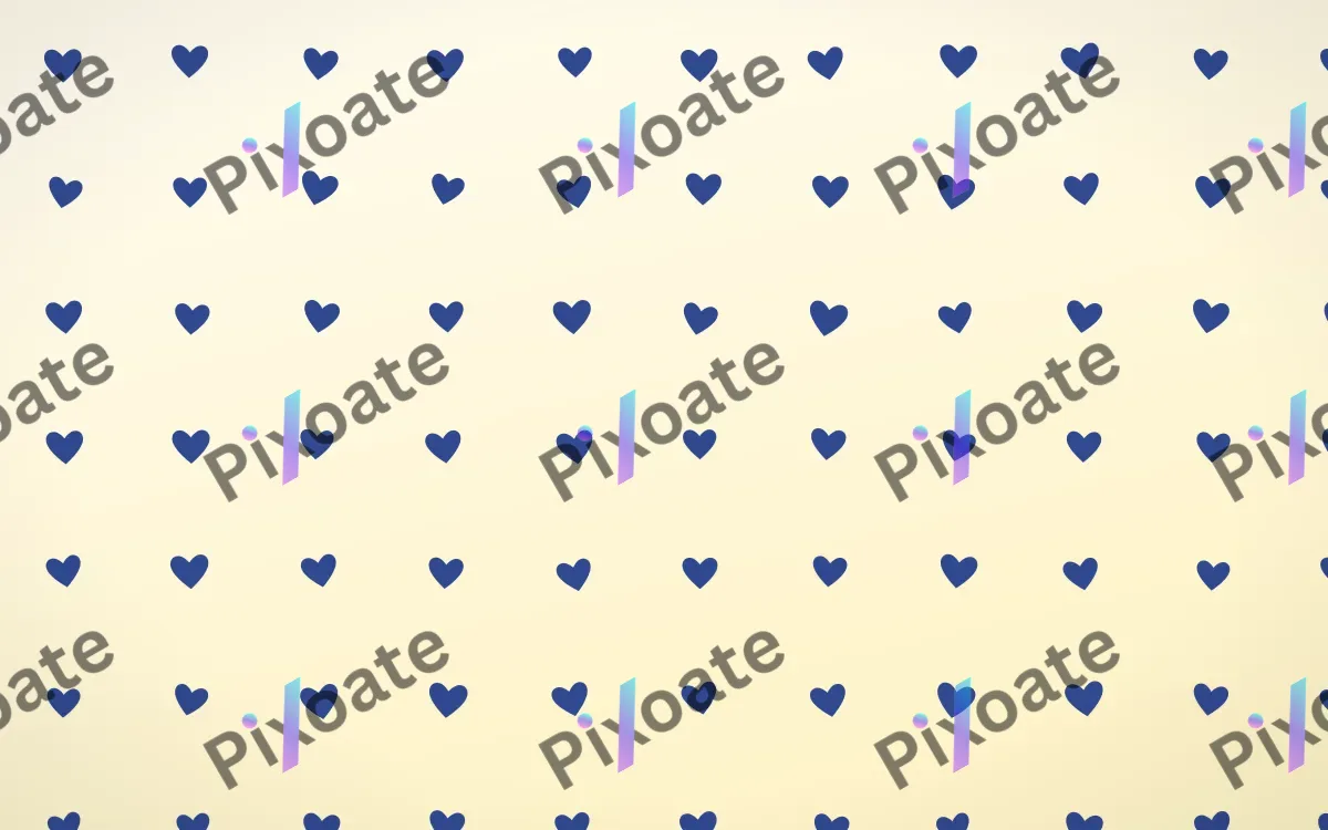 Navy Cream Hearts — light blue and white cute background