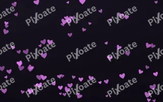 Neon Noir Hearts — dark purple, teal and black cute background