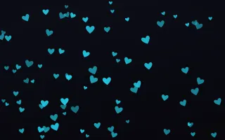 Neonline Hearts III — dark teal, pink and black cute background, variation III