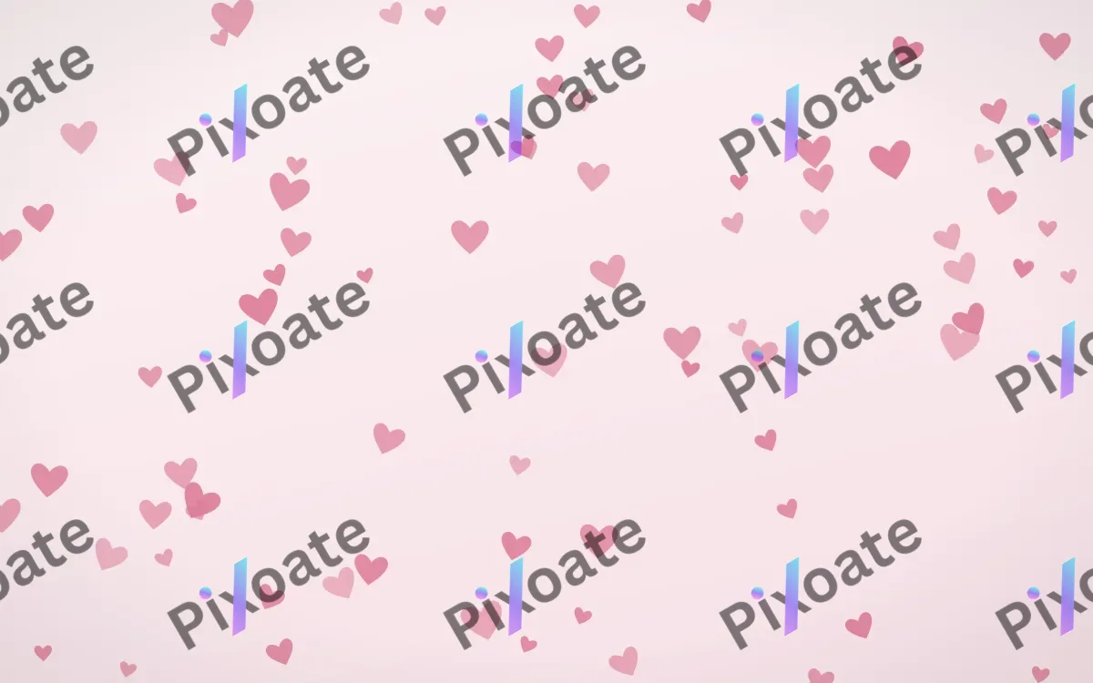 Rosewater Hearts — light pink and white cute background