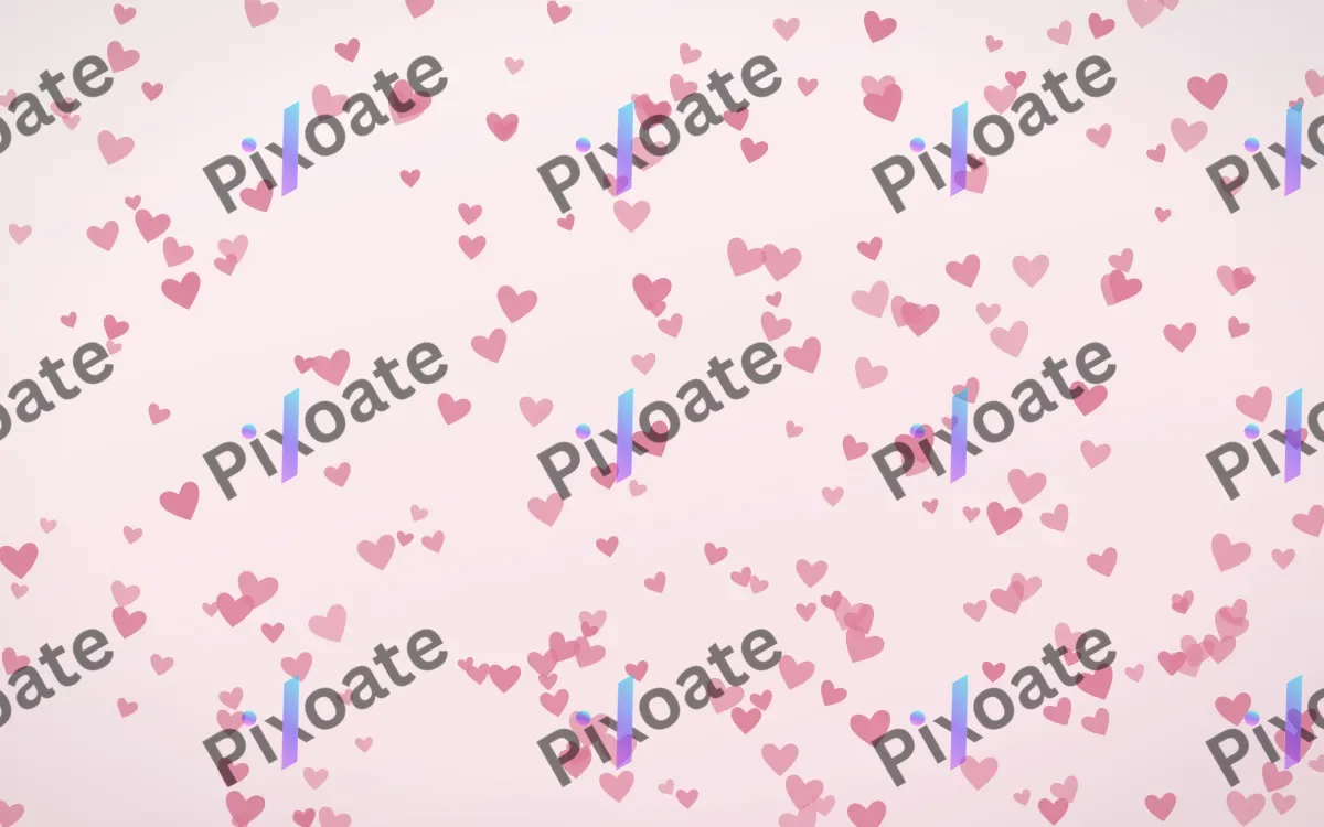 Rosewater Hearts Dense — light pink and white cute background