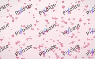 Rosewater Hearts Dense — light pink and white cute background