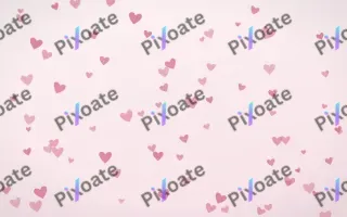 Rosewater Hearts III — light pink and white cute background, variation III
