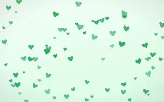 Sage Hearts II Sage Hearts II — light green and white cute background, variation II