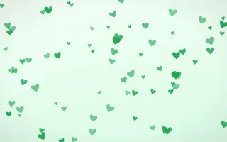 Sage Hearts III Sage Hearts III — light green and white cute background, variation III
