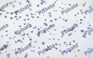 Slate Mist Hearts Dense — light blue and white cute background