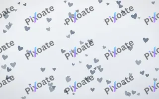 Slate Mist Hearts II — light blue and white cute background, variation II