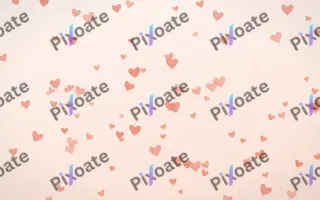 Sorbet Hearts III — light red, orange and white cute background, variation III