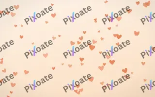Sunset Pop Hearts — light orange and beige cute background