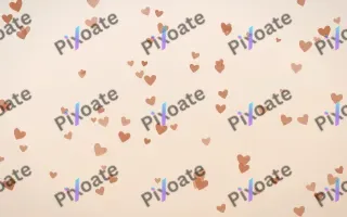 Terracotta Hearts — light orange and beige cute background