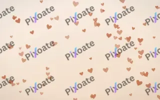 Terracotta Hearts II — light orange and beige cute background, variation II