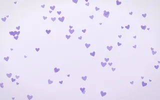 Wisteria Hearts — light purple and white cute background