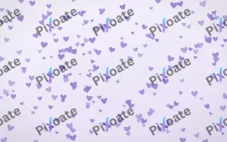 Wisteria Hearts Dense — light purple and white cute background