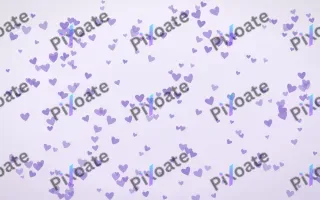 Wisteria Hearts Dense III — light purple and white cute background, variation III