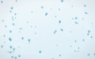 Arctic Frost Paws — light blue and white cute background