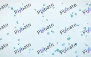 Arctic Frost Paws II — light blue and white cute background, variation II