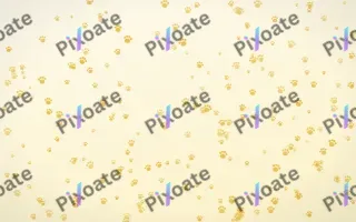 Buttercream Paws Dense — light gold, yellow and white cute background