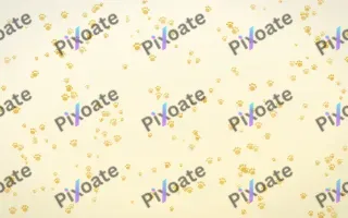 Buttercream Paws Dense III — light gold, yellow and white cute background, variation III