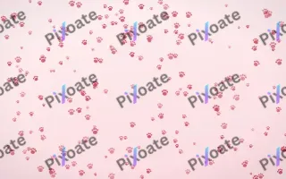 Cherry Soda Paws Dense II — light red and white cute background, variation II