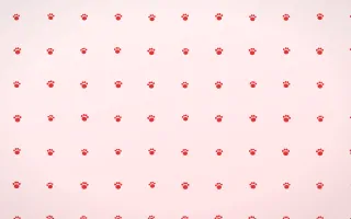 Crimson Paws — light red and white cute background
