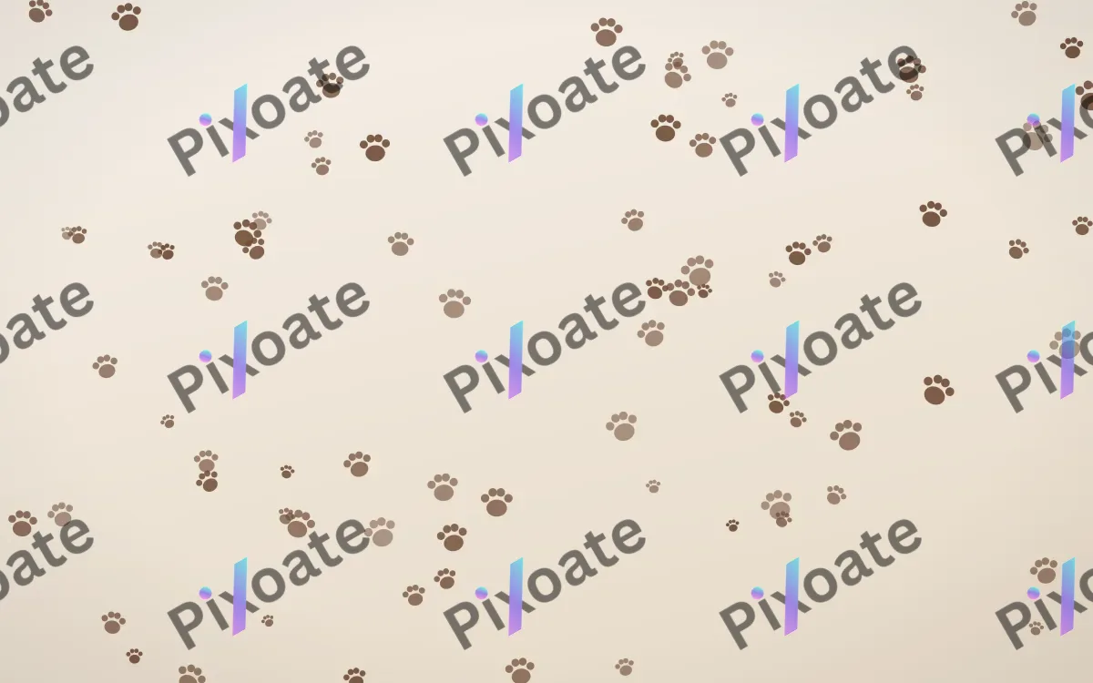 Espresso Paws — light brown, orange and beige cute background