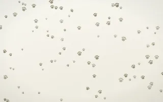 Fresh Linen Paws — light yellow and white cute background