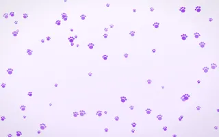 Lilac Paws — light purple and white cute background