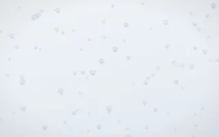 Mist Blue Paws II — light blue and white cute background, variation II