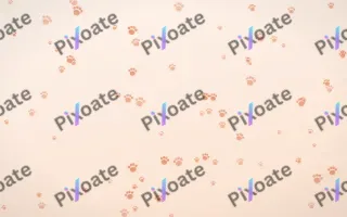 Peach Fuzz Paws III — light orange and white cute background, variation III