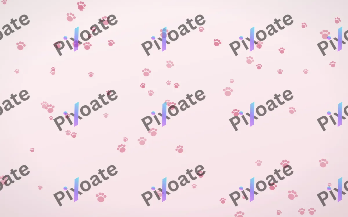Rosewater Paws — light pink and white cute background