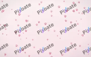 Rosewater Paws II — light pink and white cute background, variation II