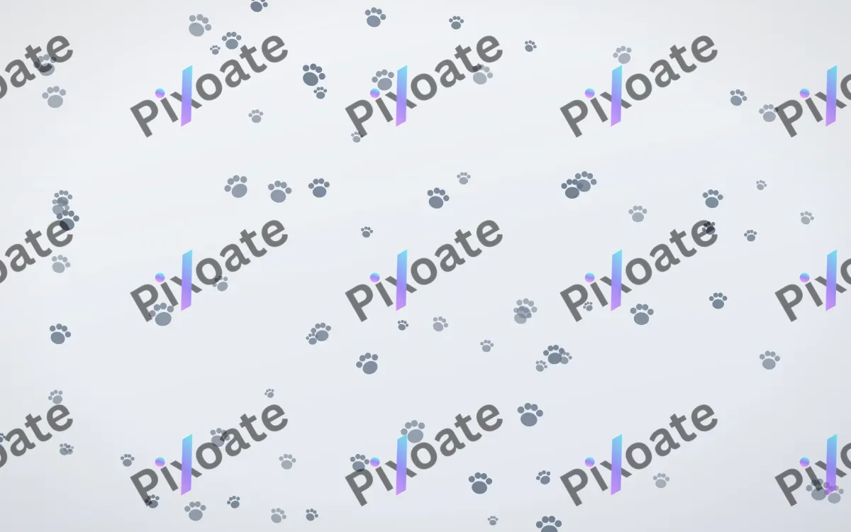 Slate Mist Paws — light blue and white cute background