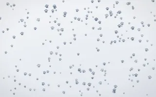 Slate Mist Paws Dense III — light blue and white cute background, variation III