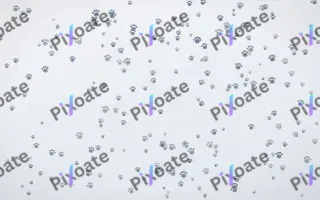 Slate Mist Paws Dense III — light blue and white cute background, variation III