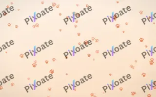 Sunset Pop Paws II — light orange and beige cute background, variation II