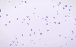 Wisteria Paws — light purple and white cute background