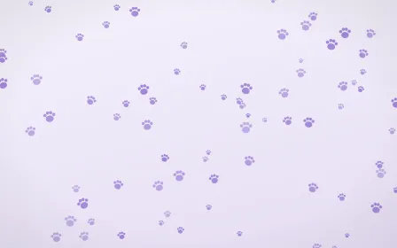 Wisteria Paws — light purple and white cute background