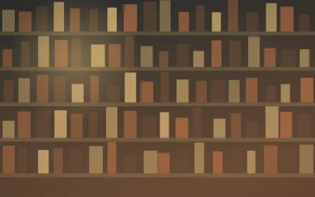 Autumn Glow Dark Academia — colourful orange, brown and grey dark-academia background