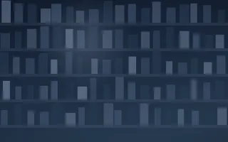 Blue Hour Dark Academia II — dark blue dark-academia background, variation II