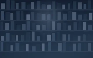 Blue Hour Dark Academia III — dark blue dark-academia background, variation III