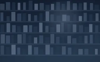Blue Hour Dark Academia IV — dark blue dark-academia background, variation IV