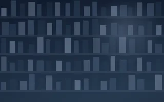Blue Hour Dark Academia V — dark blue dark-academia background, variation V