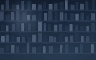 Blue Hour Dark Academia VI — dark blue dark-academia background, variation VI