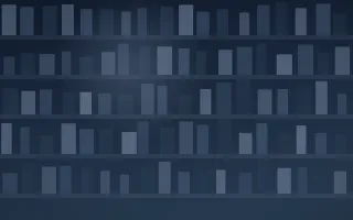 Blue Hour Dark Academia VII — dark blue dark-academia background, variation VII