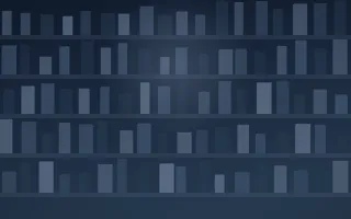 Blue Hour Dark Academia VIII — dark blue dark-academia background, variation VIII