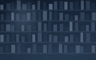 Blue Hour Dark Academia XI — dark blue dark-academia background, variation XI