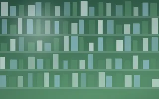 Clear Day Dark Academia — light blue and green dark-academia background